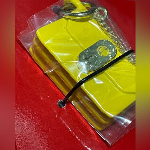 Christian Louboutin Lipstick Charm Yellow Purse Charm NIB - Picture 3 of 3